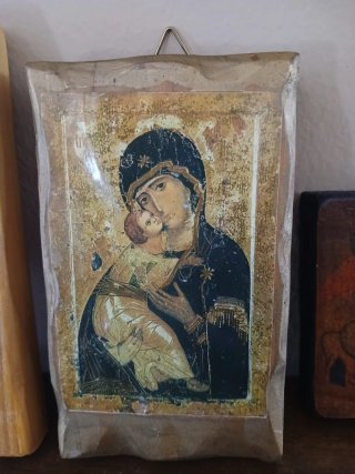 Set 3 icone sacre vintage