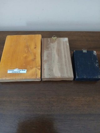 Set 3 icone sacre vintage