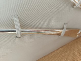 Cuenco italiano cristal baño plata