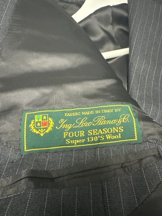Traje Loro Piana Gris Rayas
