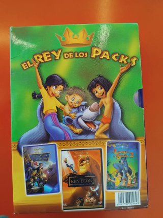 Pack 3 Películas DVD El Rey de los Packs