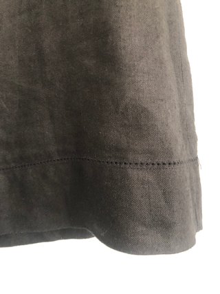 Falda Lino Negra Talla 40
