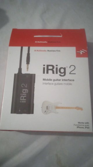 iRig 2 IK Multimedia Interfaz Guitarra Móvil
