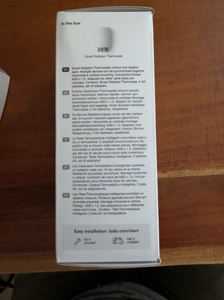 3 Cabezal Inteligente Tado para radiador (nuevos)