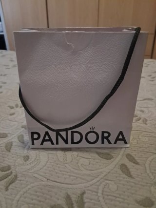 Pulsera Pandora Original. Corazón Plata 20cm.