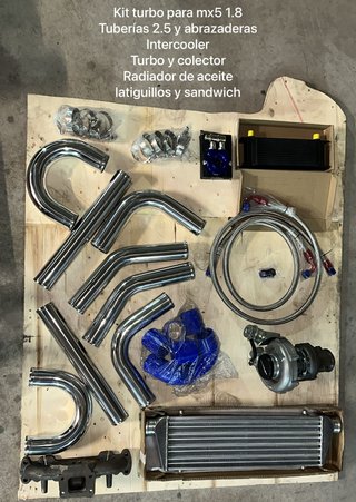 Kit Turbo MX5 1.8 Intercooler Tuberías