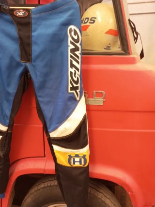 Pantalones vintage motocross Husqvarna