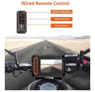 Dashcam Moto Delantera y Trasera 1080P