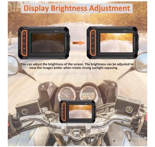 Dashcam Moto Delantera y Trasera 1080P