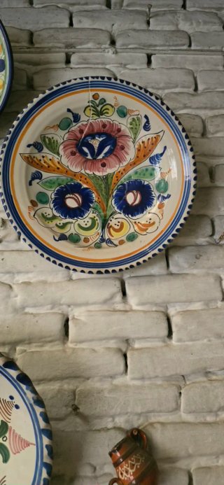 Platos decorativos de porcelana