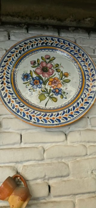 Platos decorativos de porcelana