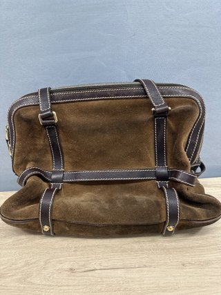 Bolso Gucci Marrón Ante