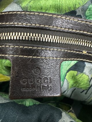 Bolso Gucci Marrón Ante