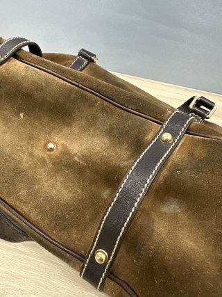 Bolso Gucci Marrón Ante