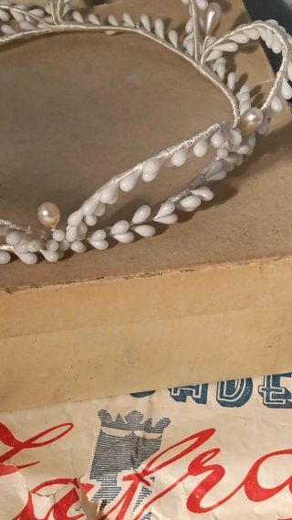 Antigua Diadema Tiara Novia Vintage