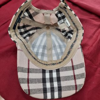Cappello visiera Burberry a quadretti