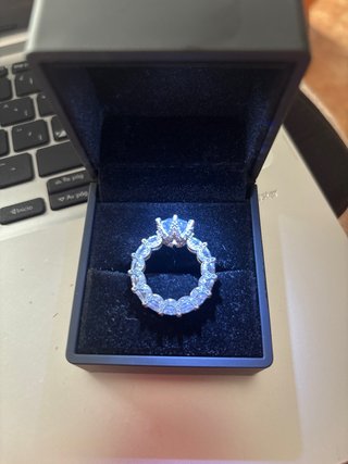 Anillo Sevensy Plata y Circonitas