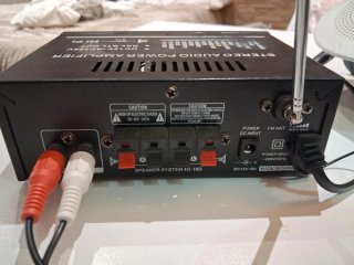 Mini Amplificador Estéreo Hi-Fi + 2 Altavoces