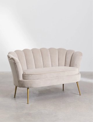 Sofá 2 plazas SKLUM Morla Vintage Beige