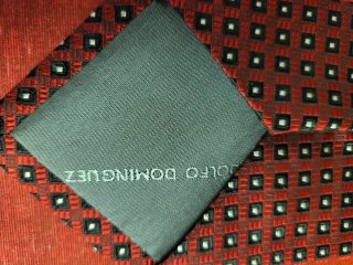 Corbata Adolfo Dominguez Seda Roja