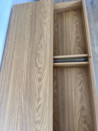 Consola recibidor madera y metal