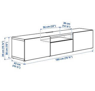 Mueble TV moderno blanco