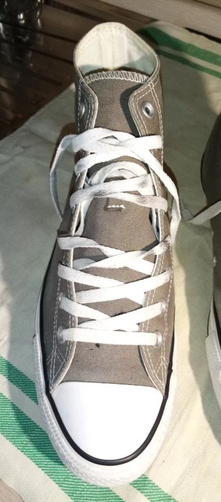 Converse Scarpe Alte grigio 43