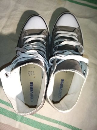 Converse Scarpe Alte grigio 43
