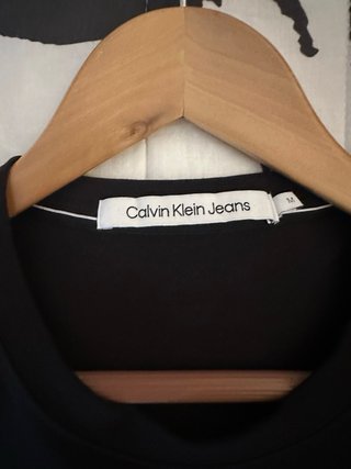 Camiseta Calvin Klein Jeans Negra Talla M Nueva