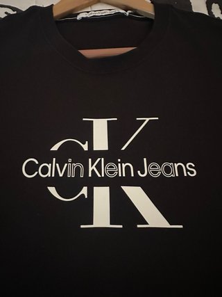 Camiseta Calvin Klein Jeans Negra Talla M Nueva