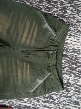 Pantalón ancho verde talla XL