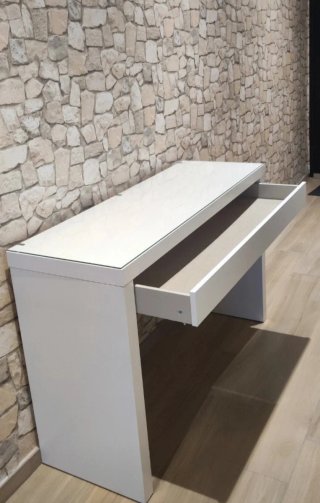 Escritorio Tocador Blanco Malm Ikea