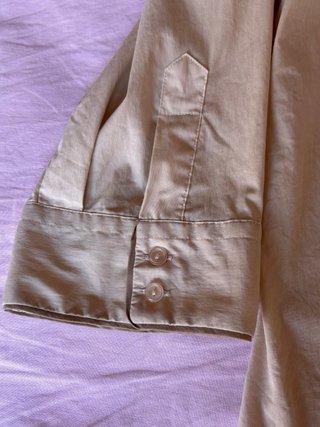 Camisa H&M Beige Mujer Vintage