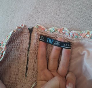 Abito corto floreale Zara S