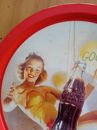 Vassoio Coca Cola Metallo Vintage