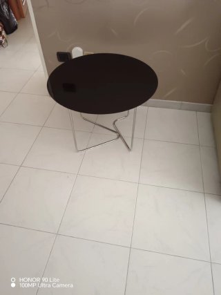 Divano letto 2 posti ecopelle beige con tavolino n