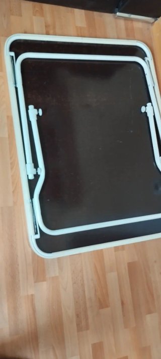 Mesa plegable camping madera y metal