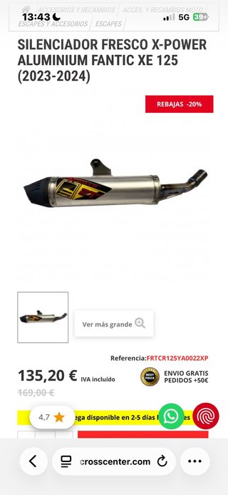 Fantic 125 XE 2025