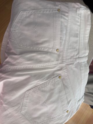 Pantalón corto blanco mujer
