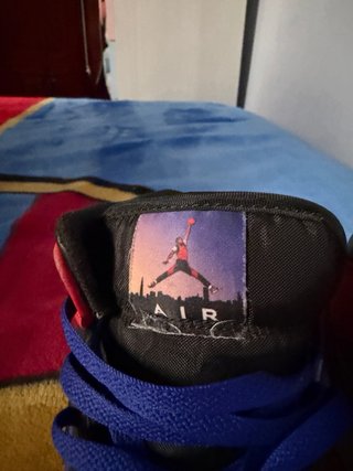 Jordan Air Zapatillas Negras y Azules