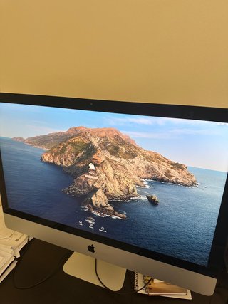 Apple iMac 27 Plata