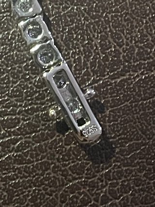 Pulsera Tenis Moissanite GRA Plata
