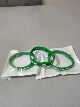 Lote 3 pulseras de silicona ajustables de la NBA