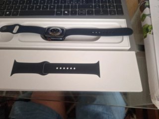 Apple Watch Nero serie 7 45 mm aluminium case con