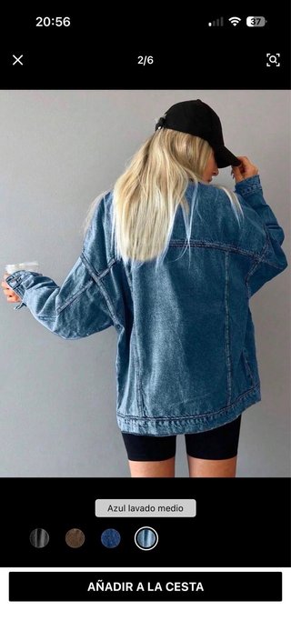 Cazadora vaquera azul