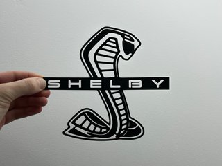 Logo Shelby Mustang - Arte de Pared