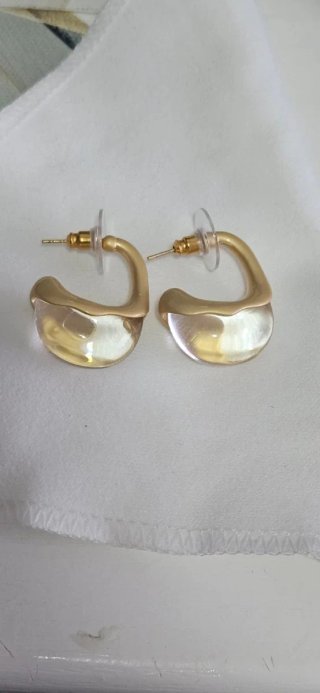 Orecchini Bottega Veneta dorati