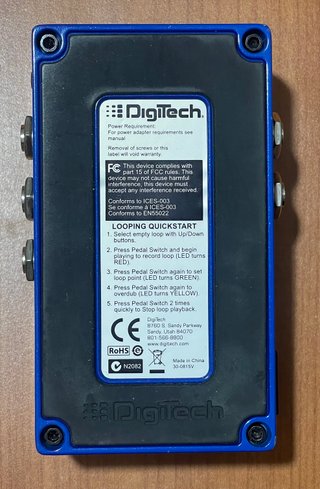 DigiTech JamMan Solo XT Looper Phrase Sampler