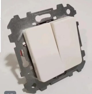 DOBLE INTERRUPTOR NIESEN, SERIE LISSAref.5111 BA