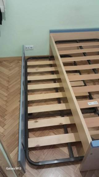 Cama nido madera y metal